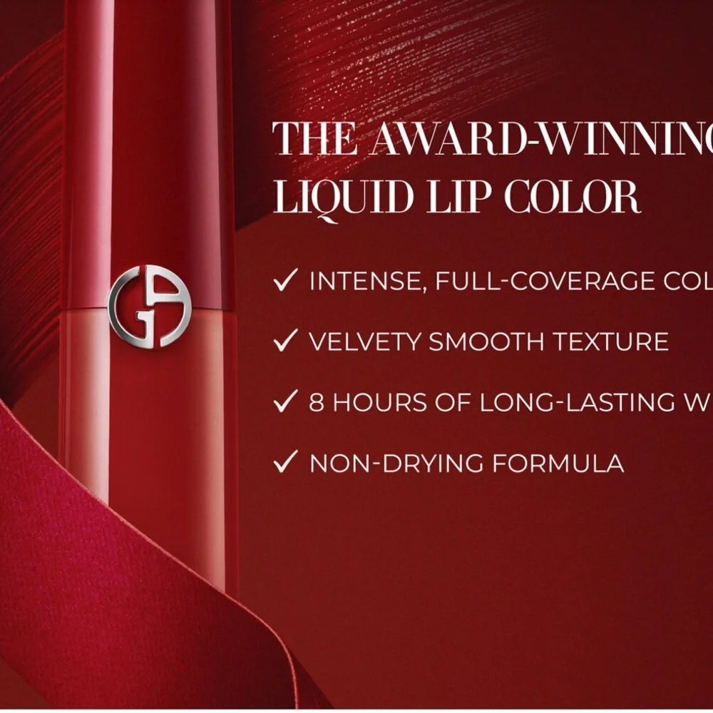 Giorgio Armani lip maestro velvet liquid lipstick - Sultan 405 NWOB